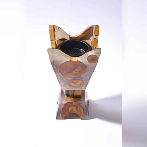 Luxury <b>Decorative</b> Solid Wood Resin Handmade Premium Religious Mabkhara Burner Durable Eco-Friendly Organic Elegant Home - Product Image 6