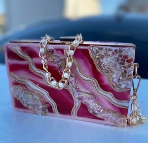 Handmade Animal Baby Gold resin Clutch Purse Flower Decoration Pattern <b>Collection</b> <b>Box</b> Clutch Bag for Craft Use - Product Image 6