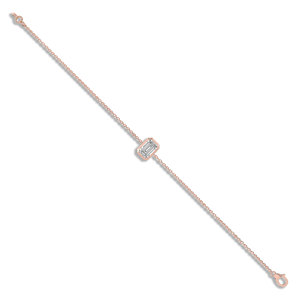 Bracelet léger de style unique avec diamant cultivé en laboratoire de 2,00 carats - Product Image 2