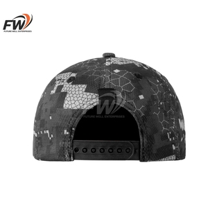 Casquette de camionneur camouflage marron 6 panneaux unie de haute qualité pour l'été, style 112, vente en gros - Product Image 4