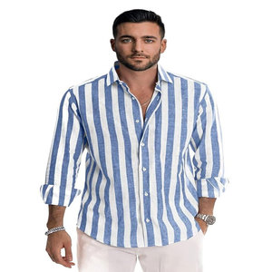 2023 moda al por mayor camisas personalizadas casuales de manga larga para hombres camisas de vestir de manga larga, camisa de hombres - Product Image 5