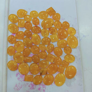 หินควอทซ์คาร์เนเลี่ยนหินอัญมณีผิวเรียบทรงหลังเบี้ยสีส้มธรรมชาติจากโรงงานโดยตรงใน100% - Product Image 1