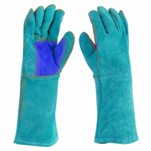 Gants de sécurité en cuir de vachette pleine fleur, texture lisse, protection individuelle, résistants à l'abrasion et aux flammes, pour le soudage - Product Image 4