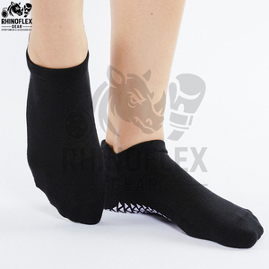 Wholesale High Quality Custom Non-slip Yoga Pilates Thick Ladies Crew Cotton Solid Terry <b>Grip</b> <b>Socks</b> - Product Image 5