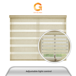 Mejor Proveedor de Persianas Zebra, 50% de Protección Solar, Color Marrón Grisáceo ZB91503 198x183cm, para Hogar y Oficina, Malasia, Superventas, Calidad OEM B2B - Product Image 5
