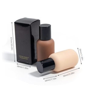16 Shades Matte Liquid <b>Foundation</b>, Long-Lasting Oil-Control Full Coverage Travel Size Mini <b>Foundation</b> Bottle - Product Image 6