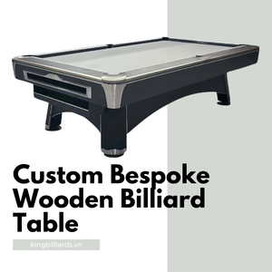 Luxury Tournament Standard American Pool Table Steel Solid Plywood Leather Pockets Ball Return System <b>Slate</b> King 9025 - Product Image 3