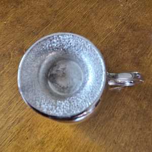 Ensemble crémier et sucrier chromés style Mid-Century avec couvercle, service à café vintage, accessoires de bar à café style rétro diner - Product Image 5