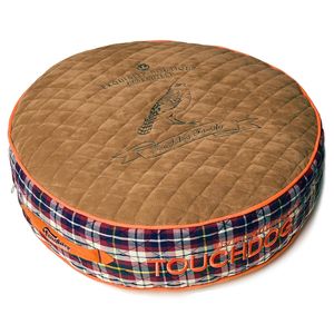 Lit pour chien Bark Royale Designer Fleece Plaid, lit pour animaux de compagnie élégant, arrondi et surélevé - Product Image 1