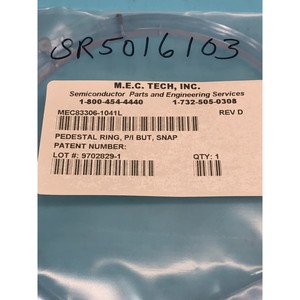 18 M.E.C. TECH MEC83306-1041L Anneau de support, P/I - Équipements et pièces semi-conductrices d'occasion fiables à l'échelle mondiale chez - Product Image 3