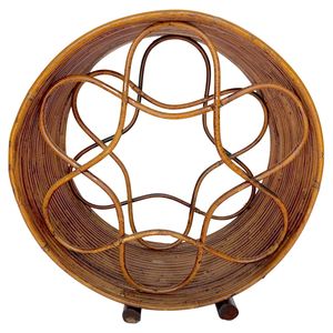 Premium Rattan Wine Rack With Artistic Handmade Design Perfect For Functional And Decorative Home <b>Storage</b> - Product Image 4