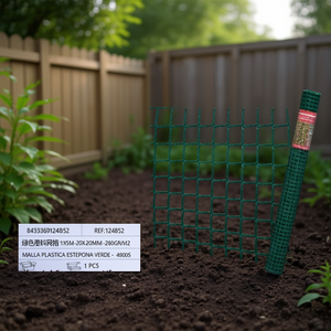 Malla Plástica Verde 1x5m - 20x20mm - 260gr/m² - Malla Plástica Estepona Verde 49005 - Cercas, Enrejados y Puertas para Exteriores - Product Image 3