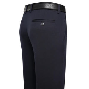 TLK L hommes été affaires pantalons décontractés confortable élastique couleur unie ample droite conception classique portable pantalon mince - Product Image 3