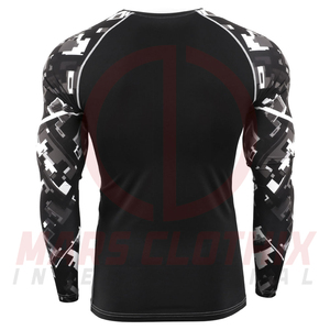 Long Sleeve Sports Apparel Fitness Wear <b>Men</b> Rash Guard 2026 New Design Custom Made <b>Men</b> <b>Compression</b> <b>Shirt</b> <b>For</b> <b>Men</b> - Product Image 3