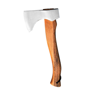 Outdoor Hand Hatchet With Reliable Steel Head And Wooden Grip For <b>Camping</b> Survival And Garden Use - Product Image 1