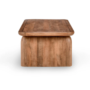 New Modern Solid Mango Wooden <b>Rounded</b> Edges Top <b>Folding</b> Legs Handmade Durable Eco-Friendly Portable Luxury Style Coffee <b>Table</b> - Product Image 4