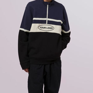 Sudadera de Forro Polar con Cierre de Cremallera para Hombre, Corte Regular, Cuello Alto, Casual, Manga Larga, Logotipo Estampado en la Parte Delantera, Invierno, Ecológica - Product Image 2