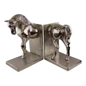 Porte-livres en métal en forme de main humaine en aluminium, 2 pièces, pour bureau, bibliothèque, école, décoration de table - Product Image 5