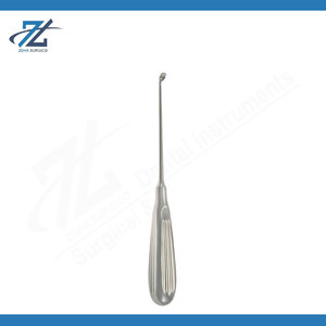 Orthopedic <b>Bone</b> Curette 11 Inch Oval End Medical Grade Quality Stainless Steel Manual <b>Surgical</b> <b>Instrument</b> Manufacturer Pakistan - Product Image 4