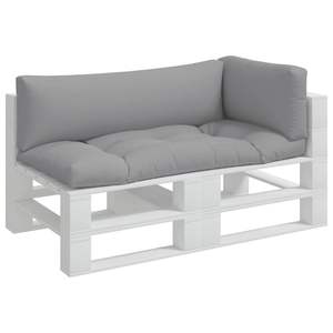 Juego de 3 Cojines Grandes para Pallets de Exterior, 100% Poliéster, Color Gris - Product Image 3