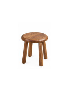 Modern wooden dining stool solid seat and strong <b>legs</b> Minimalist Round Design dining room <b>chair</b> Eco friendly wooden stool - Product Image 4