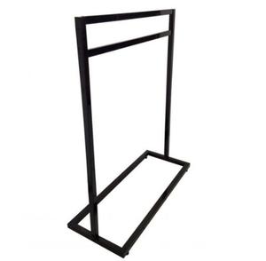 Porte-vêtements robuste avec base carrée, pour suspendre et sécher les vêtements, serviettes et autres articles - Product Image 1