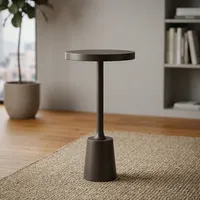 Table d'appoint moderne en métal, design minimaliste, meubles durables pour le salon