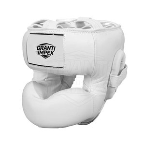 Protège-tête de boxe professionnel réglable de haute qualité en cuir, personnalisable, unisexe, pour adultes, équipement de sport de protection - Product Image 5