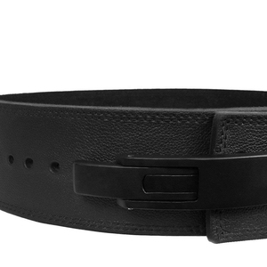 Cinturón de Levantamiento de Pesas Personalizable de Cuero Vacuno Negro de 10 mm con Hebilla de Palanca, Diseño Transpirable Antideslizante, Soporte Ajustable de Alta Resistencia para - Product Image 3