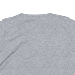 T-shirt graphique gris chiné pour jeunes, motif cercle, col rond, coton doux, manches courtes, vêtements décontractés pour enfants, mode quotidienne - Product Image 6