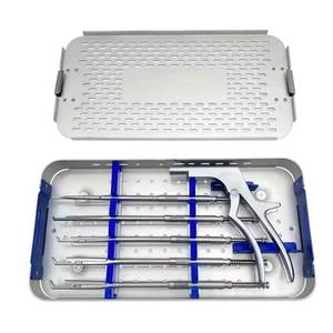 ชุดเครื่องมือผ่าตัดกระดูกสันหลังแบบหมุน Kerrison ยี่ห้อ PENTAX SURGICAL ทำจากเหล็กกล้าไร้สนิม ได้รับการรับรองมาตรฐาน CE สำหรับการผ่าตัดระหว่างแผ่นกระดูกสันหลัง - Product Image 1