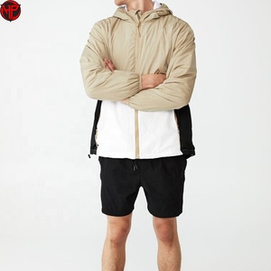 Good Quality Customized Label Design Waterproof Track Jacket OEM/ODM Nylon Windbreaker Men's Nylon Jackets - Product Image 1