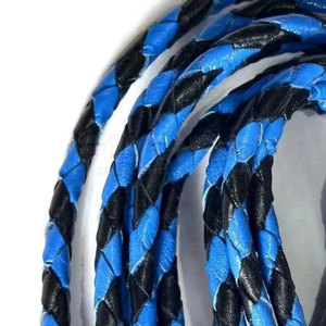 Fouet en cuir durable de qualité supérieure, cuir véritable, poignée robuste, design flexible, idéal pour l'entraînement et les activités de plein air - Product Image 5