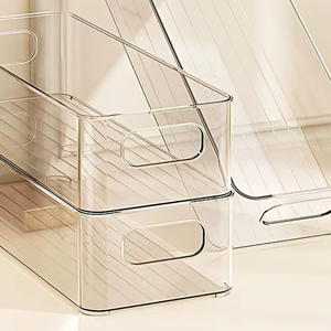 Premium <b>Clear</b> Acrylic Modern Multifunction Rectangle Serving Tray for Living Room <b>Table</b> Setting and Daily Use - Product Image 1