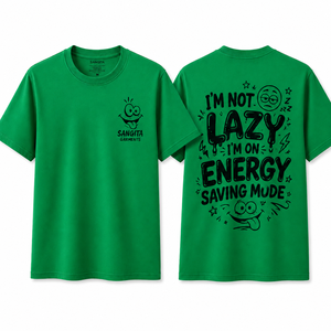Camiseta de Manga Corta para Hombre Sangita, Color Azul Claro, Cuello Redondo, Corte Regular, Logotipo con Letras Impresas por Transferencia Térmica en la Parte Delantera, Transpirable, Informal, 100% Algodón - Product Image 1