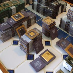 Déchets de CPU en céramique avec broches en or, prix avantageux, prêts pour la récupération de l'or, vente en gros de déchets pour le recyclage de l'or électronique - Product Image 1