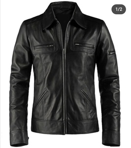Men's High Quality <b>Sheep</b> <b>Skin</b> Leather <b>Jacket</b> with Stand Collar New Style Fashionable Design for Winter Direct From Pakistan - Product Image 1