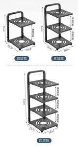 Heavy Duty Modern Wall Mounted Double Tier Multifunction <b>Kitchen</b> <b>Rack</b> Holder Stainless Steel Storage Organizer Utensils Cooking - Product Image 5