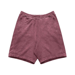 <b>Men</b> Solid Color Cotton <b>Bermuda</b> <b>Shorts</b> Drawstring Waist Casual Wear Breathable Mid Rise Pockets - Product Image 2