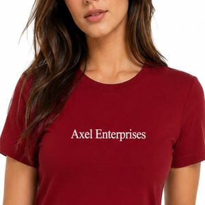Camiseta de Manga Corta con Cuello Redondo de Algodón Premium para Mujer, Camiseta Informal Básica de Moda, Suave y Cómoda para Uso Diario, Fabricante Personalizado - Product Image 5