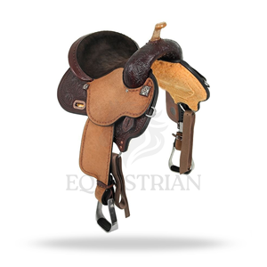 Selle de barrel racing, selle d'équitation, équipement équestre - Product Image 3