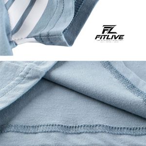 T-shirt blanc à manches courtes et col rond pour homme, 100 % coton jersey 240 g, avec logo personnalisé sur le devant, idéal pour le sport, le fitness et le streetwear - Product Image 4