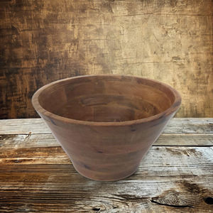 Vente chaude Bol de service en bois de manguier écologique Couleur naturelle Cuisine Maison Décoration de mariage Taille et forme personnalisées - Product Image 5