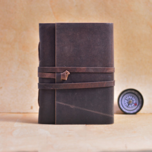 High Quality Vintage Style Leather Bound Notebook White Cotton Paper <b>Journal</b> for <b>Writing</b> & Sketching Perfect Gift for Painting - Product Image 2