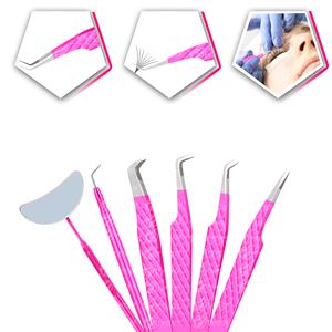 Fournisseurs en gros de couleurs personnalisées pour les pinces d'extension de cils Pince à épiler personnalisée spécialement conçue pour les cils 2D 3D - Product Image 2