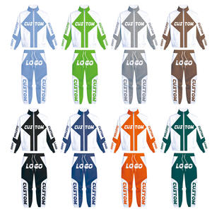 Sublimated Nylon Windbreaker <b>Set</b> Custom Wholesale USA Casual Winter Jacket Pants Graphic Urban Street Outfit Factory Supplier - Product Image 2