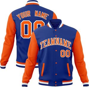 Custom <b>Men</b> Varsity <b>Jacket</b> <b>White</b> Letterman Baseball <b>Jacket</b> Button Front Casual College Teamwear - Product Image 6