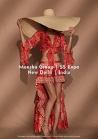 Atasan Crop Top V-Neck Motif Boho dengan Rok Maxi Ruffle High Low Set Dua Potong Pakaian Musim Panas Gaun Liburan Pantai - Berbagai Macam