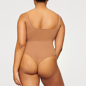 Combinaison moulante unie personnalisable avec logo pour femme – Idéale pour le yoga et la mode décontractée estivale – Nouvelle collection printemps - Product Image 5