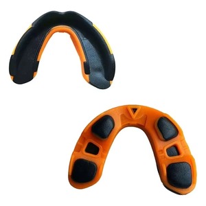 Protège-dents en silicone double couche 2026 noir et orange, moulable, pour la boxe, léger, pour adultes - Product Image 6